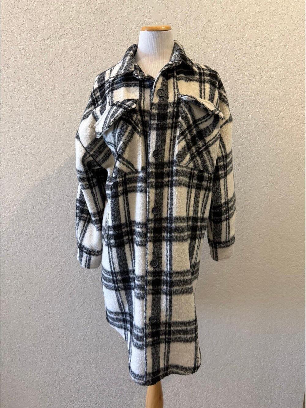 Steve Madden Long Shirt Jacket